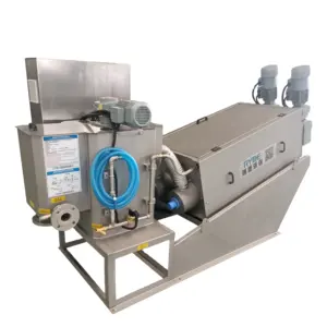 Screw Press Dehydrator Sludge Dewatering Technology For Sewage Slurry Dewatering Treatment