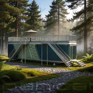 Cabine Luban verte personnalisée, conteneur complet, vente en gros, maison capsule spatiale de luxe préfabriquée pour la location hôtelière - Product Image 3