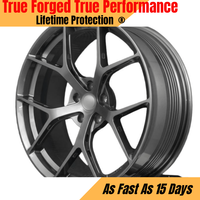 عجلات فيرو إكس 18 19 20 22 بوصة مصنوعة من سبائك 6061-T6 المطروقة 5x112 5x114.3 5x120 عميقة التقعر مخصصة لسيارات بي إم دبليو وأودي
