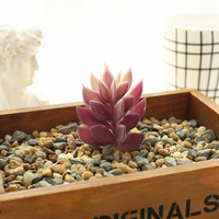 Plante succulente artificielle petite tête de fleur trèfle - Fournitures créatives DIY pour décoration intérieure, accessoires muraux, verdure