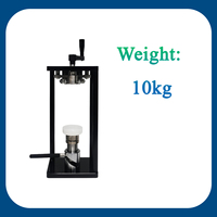Machine de scellage manuelle rotative pour canettes en plastique, aluminium, boissons gazeuses, café, bière, thé aux bulles
