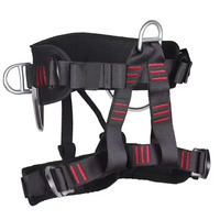 Harnais de sécurité demi-corps pour escalade en extérieur, ceinture d'entraînement extensible, harnais demi-corps pour le camping, accessoire de qualité