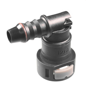 Auto Car Styling Tuyau de carburant Ligne de carburant Injecteur rapide Connecteur femelle 1/2 "Coude SAE-12.61mm-ID9 Raccord rapide pour tuyau de carburant