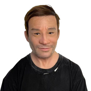 Máscara <span class=keywords><strong>de</strong></span> Silicona Personalizada <span class=keywords><strong>de</strong></span> <span class=keywords><strong>Hombre</strong></span> Joven, Máscara Realista <span class=keywords><strong>de</strong></span> <span class=keywords><strong>Conejo</strong></span>, Máscara Divertida y Realista <span class=keywords><strong>de</strong></span> Mujer para Halloween y Navidad - Product Image 1