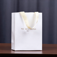Sacs cadeaux de mode haut de gamme personnalisables, sacs fourre-tout en papier spécial, imprimés avec logo, pour les magasins de vêtements, les bijouteries, sur mesure