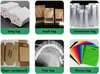 Machine de dépose des étiquettes tissées, ml, applicateur pour sacs café