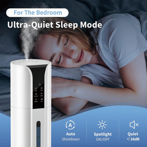 Humidificador Ultrasónico de Vapor Frío de 9L para Uso en el Hogar y Hoteles, con Funciones Inteligentes, Funcionamiento Silencioso, Luz Nocturna y Aromaterapia - Product Image 3