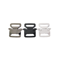 Clips de boucle tactiques en alliage de zinc de haute qualité JQR Modèle 4942 - Écologiques, durables, à dégagement rapide pour sacs, sacs à dos et accessoires