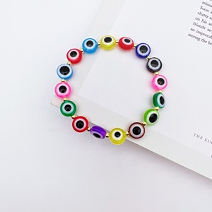 Pulsera de Ojo Turco con Cuentas Coloridas, Amuleto de Joyería, Regalo para Mujer, Accesorio de Moda, Origen Yiwu SL 005 - Product Image 3