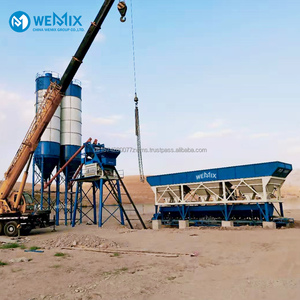 สายการผลิตเครื่องผสมคอนกรีตอุปกรณ์ก่อสร้างโรงงานผสมคอนกรีต HZS75ผสมสำเร็จรูปจากจีน - Product Image 1