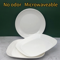 Vaisselle jetable au design moderne de 9 pouces, assiettes compostables biodégradables personnalisées pour les fêtes d'anniversaire