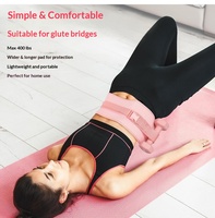 Ceinture de musculation pour hanches, haltères et barres, support pour pont de hanche, entraînement fitness, poussée de hanche, massage et musculation