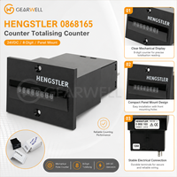 Compteur totalisateur Hengstler 0868165 24VDC 2.5W, compteur d'impulsions mécanique pour la production industrielle