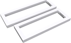 सफेद वाबेसिन ब्रैकेट <span class=keywords><strong>2</strong></span> सेट काउंटरटॉप सिंक ब्रैकेट शेल्फ ब्रैकेट भारी ड्यूटी वाहक मेल ऑर्डर पैकिंग - Product Image 2