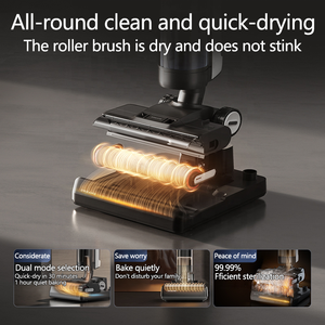 H20 miscelatore Turbo 5-in-1 aspirapolvere a secco umido 60 ℃ termicamente autopulente Dual Edge Ultra-silenzioso Dreame macchina per la pulizia del pavimento intelligente - Product Image 5