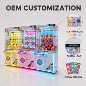 Máquina de grúa de garra de metal para juegos recreativos operada con monedas, máquina expendedora de juguetes, venta al por mayor de fábrica de animación Baihui, barata para parques de atracciones - Product Image 3