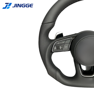 Volant <span class=keywords><strong>sport</strong></span> en cuir pour <span class=keywords><strong>Audi</strong></span> RS6 TT RS4 S3 S4 S5 S6 S7 A3 A4 A5 A6 A7 A8 avec fibre de carbone et pour - Product Image 3