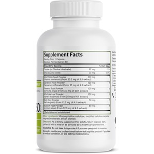 Capsules Détoxifiantes pour le Foie à base de Chardon-Marie, Racine de Pissenlit et <span class=keywords><strong>Artichaut</strong></span> – Compléments Anti-Gueule de Bois - Product Image 4