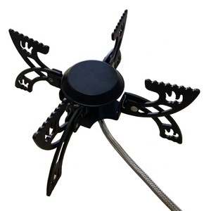 燃料キャニスターアダプターバーナー付き超軽量屋外キャンプガスストーブのバックパッキング - Product Image 4