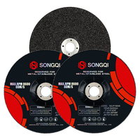 SONGQI 7 pouces 180 mm métal meulage résine d'oxyde d'aluminium disque de meulage abrasif meule