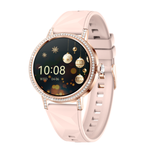 Nuevo Reloj Inteligente I229 para Mujer con Cristales Brillantes, Pantalla IPS de 1.27'', Monitor de Ritmo Cardíaco, Podómetro, Contesta Llamadas, Notificaciones, Deportivo y Elegante - Product Image 4