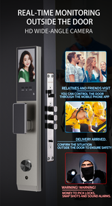 ระบบอินเตอร์คอมวิดีโอ TYSH แอป Tuya พร้อมระบบล็อคประตูอัจฉริยะแบบดิจิตอล ใช้ลายนิ้วมือ อัตโนมัติ เชื่อมต่อ Wifi พร้อมกล้องและกริ่งประตู - Product Image 4