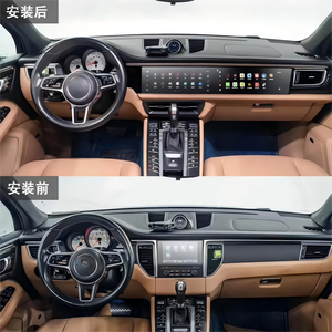 Kit de mise à niveau pour Porsche Macan modèle 95B avec écran principal LED Puck, connexion double écran, système d'exploitation Android, GPS, DSP - Product Image 3