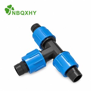 Collection de raccords de branche pour tuyaux PE, 5 pièces : Coude / Té / Té en Y à écrou de sécurité + Raccord de branche à barbelures pour irrigation <span class=keywords><strong>goutte</strong></span> à <span class=keywords><strong>goutte</strong></span> en serre - Product Image 5