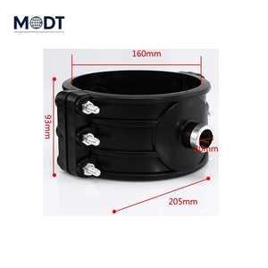 Dn110 pn10 pr ענף צינור מתאים תיקון מהדק אוכפים תיקון מהיר מהדק שרוול עבור קונטרטור השקייה מחבר אוכף - Product Image 4