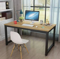 Meilleur prix, bureau d'ordinateur en acier métallique compact, multifonctionnel, moderne, simple, robuste, personnalisable, pour salon