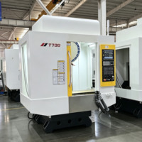 Vente Flash : Centre d'usinage CNC T700 3 axes BT30 21T haute vitesse, idéal pour le traitement des pièces métalliques