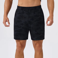 Shorts de sport unisexe d'été rafraîchissants à séchage rapide, respirants, en nylon, avec cordon de serrage, taille mi-haute, imprimés, élastiques, pour l'entraînement 51425