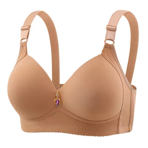 Sujetadores de mujer sin aros al por mayor, ligeros, de talla grande, con escote en V profundo, ajustables y sin marcas, para otoño e invierno. - Product Image 2