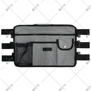 Bolsa de almacenamiento colgante de tela Oxford, gran capacidad, forma de cubo gris, para almacenamiento de medicamentos en viajes - Product Image 1