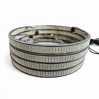 Kit de 4 Anneaux Lumineux LED Haute Densité Lumina à 10 Rangs pour Jantes de 15, 17 et 20 Pouces – Améliorez l'Éclat de Vos Jantes
