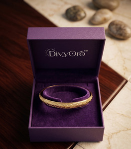 Kada ชุบทองหรูหราของผู้ชายเครื่องประดับแฟชั่นสไตล์คลาสสิกสร้อยข้อมือผู้ชายแบบดั้งเดิมที่มีการตกแต่งแบบพรีเมี่ยมสำหรับทุกวัน - Product Image 4