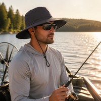Topi Bucket Anti Air untuk Memancing, Hiking, dan Aktivitas Luar Ruangan Lainnya, Desain Logo Kustom Grosir, Harga Pabrik, Tahan Angin