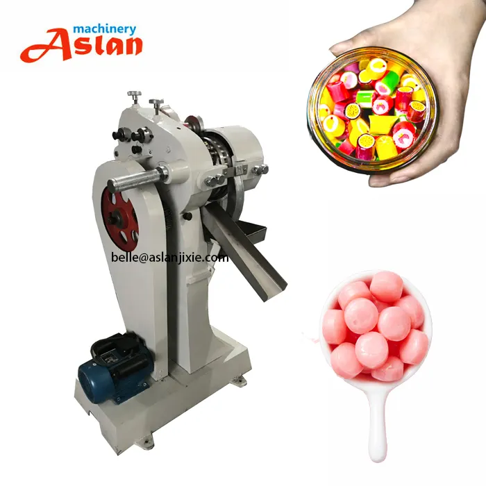 Stainless Steel Candy Batch Former Small Fruit Candies Slicing Machine Sugar Candy Rope Sizer Moulding Machine