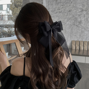 Super Fée Arc Épingle À Cheveux Élégant Ruban Clip Léger Maille Mince Ruban Bowknot Épingle À Cheveux pour Fille Femmes Longue Queue - Product Image 4