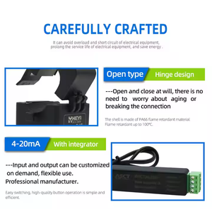 Chia Core hiện tại cảm biến với một 10 mét opening.4-20mA đầu ra KCT10-4L cho IOT Gateway bốn dây - Product Image 2