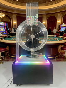Machine <span class=keywords><strong>de</strong></span> tirage <span class=keywords><strong>de</strong></span> loterie Happy 8 avec éclairage LED RGB, en acrylique, pour bingo, <span class=keywords><strong>loto</strong></span> et tombola, idéale pour les événements <span class=keywords><strong>de</strong></span> tirage <span class=keywords><strong>de</strong></span> loterie en direct - Product Image 2