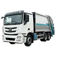 Camion Compattatore di Rifiuti Auman GTL 6x4 con Caricamento Posteriore da 25m³