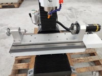 Máquina de corte y grabado CNC vertical de hierro fundido completo 400x200x300MM 4020 de 3/4/5 ejes, cortadora y grabadora de acero 1.5/2.2/3.5KW