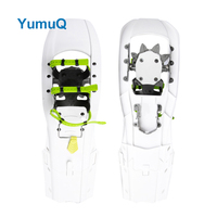 YumuQ Réglable Court Mini Ski Patins Eva Rembourrage Raquettes Professionnel Avec Toe Box Boa Reliure