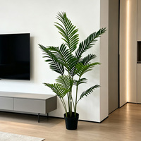 Palmier Areca Artificiel en Plastique en Gros, Plante Tropicale Amovible pour Sol, Écologique et Durable, Idéal pour Salon, Bureau, Hôtel