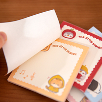 Mr.Paper Catatan Tempel Akrilik Lucu Kawaii 30 Lembar Ilustrasi Hewan Peliharaan Memo Pad untuk Buku Catatan Perencana Kantor Sekolah