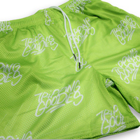 Short de gymnastique de haute qualité avec doublure intérieure en maille de sublimation de 5 pouces avec poches latérales Streetwear Short de course pour hommes