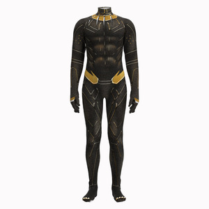 BAIGE-body de superhéroe para Halloween, disfraz de <span class=keywords><strong>pantera</strong></span> <span class=keywords><strong>negra</strong></span> de lujo 2, fiesta de carnaval, Cosplay - Product Image 6