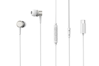 Auriculares Intrauditivos con Cable Tipo C, Metálicos, con Micrófono, Control de Volumen, Sonido Perfecto, Controlador Dinámico, TPE 1.2m, Logotipo Personalizado