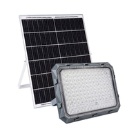 Reflector Solar LED de Alta Potencia para Exteriores, Ultra Brillante, Ángulo de Haz Ajustable de 180°, Control Táctil por Voz/Remoto, IP65 Impermeable